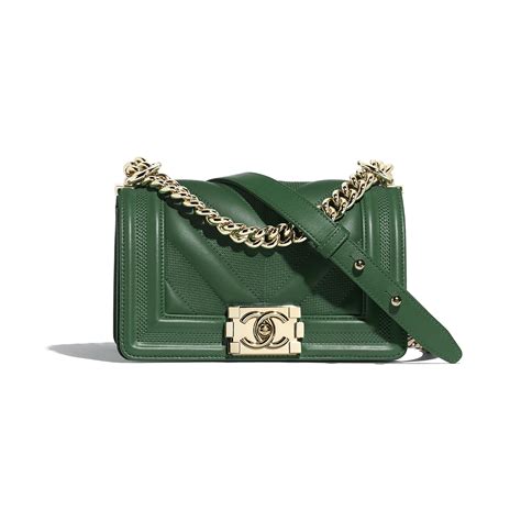 small boy chanel handbag green|The Ultimate Guide to the Chanel Boy Bag .